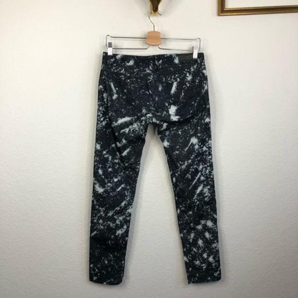 Sandro Rescue Tie Dye Acid Dip Corduroy Jeans - Picture 5 of 6